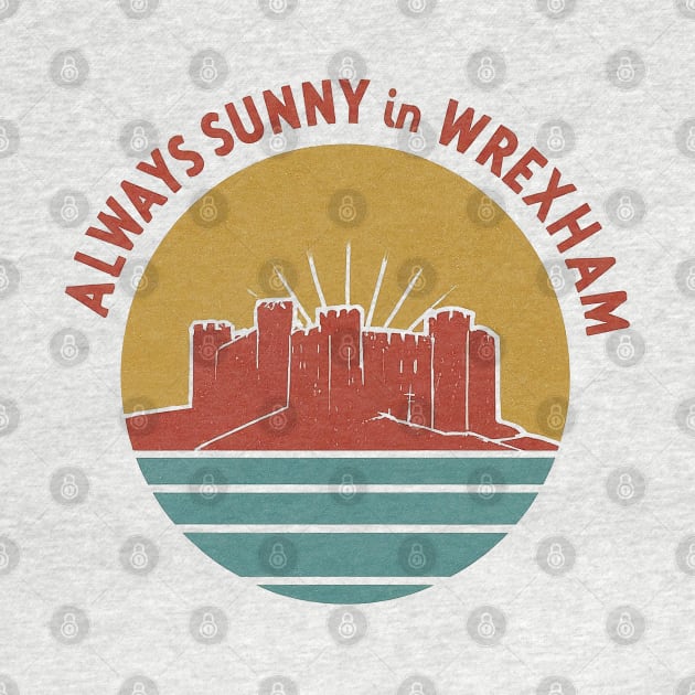 Always Sunny in Wrexham - Vintage Style Castle by Retro Travel Design